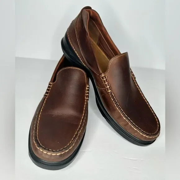 Cole Haan Grand OS Brown Leather Loafers Men 111.5 - Picture 1 of 7